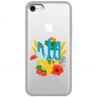 Чохол для iPhone 7 / 8 / SE MixCase патріотичні герб у квітах