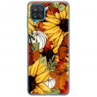 Чохол для Samsung Galaxy A12 / M12 MixCase осінь гарбузи і соняшники