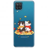 Чохол для Samsung Galaxy A12 / M12 MixCase осінь котяча осінь