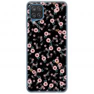 Чохол для Samsung Galaxy M33 (M336) MixCase квіти на чорному