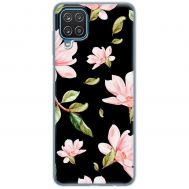 Чохол для Samsung Galaxy A12 / M12 MixCase квіти рожеві квіти