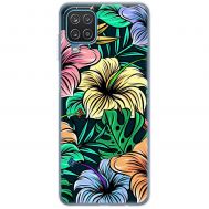 Чохол для Samsung Galaxy A12 / M12 MixCase квіти тропіки