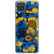 Чохол для Samsung Galaxy A12 / M12 MixCase патротичні cats in a sunflower