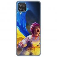 Чохол для Samsung Galaxy M33 (M336) MixCase патротичні Українка з прапором