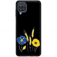 Чохол для Samsung Galaxy A12 / M12 MixCase патріотичні квіти україни