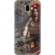 Чохол для Samsung Galaxy J6+ 2018 (J610) MixCase патріотичні дівчина воїн