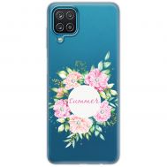 Чохол для Samsung Galaxy A12 / M12 MixCase стрази літні квіти