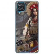 Чохол для Samsung Galaxy A12 / M12 MixCase патріотичні дівчина воїн