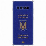 Чохол для Samsung Galaxy S10+ (G975) MixCase патріотичні Україна паспорт