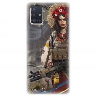 Чохол для Samsung Galaxy A51 (A515) MixCase патріотичні дівчина воїн
