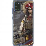 Чохол для Samsung Galaxy A31 (A315) MixCase патріотичні дівчина воїн
