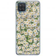 Чохол для Samsung Galaxy A12 / M12 MixCase квіти ромашки фарбами