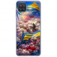 Чохол для Samsung Galaxy A12 / M12 MixCase патротичні Прапор фарбами