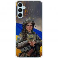 Чохол для Samsung Galaxy M14 (M146) MixCase патріотичні дівчина воїн