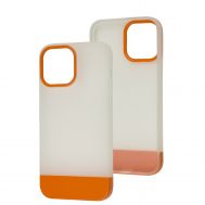 Чохол для iPhone 13 Pro Max Bichromatic matte/orange