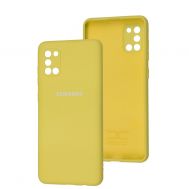 Чохол для Samsung Galaxy A31 (A315) Full camera лимонний