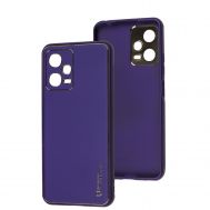 Чохол для Xiaomi Poco X5 / Note 12 5G Leather Xshield ultra violet