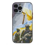 Чохол для iPhone 13 Pro Max WAVE Ukraine Shadow Matte warriors of light