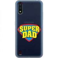 Чохол для Samsung Galaxy A01 (A015) MixCase День батька super Dad