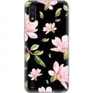 Чохол для Samsung Galaxy A01 (A015) MixCase квіти рожеві квіти