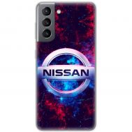 Чохол для Samsung Galaxy S21 FE (G990) MixCase машини nissan лого