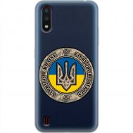 Чохол для Samsung Galaxy A01 (A015) MixCase патріотичні шеврон Glory to Ukraine