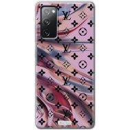 Чохол для Samsung Galaxy S20 FE (G780) Mixcase лого на рожевому
