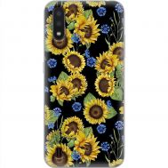 Чохол для Samsung Galaxy A01 (A015) MixCase квіти соняшники