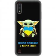 Чохол для Samsung Galaxy A01 (A015) MixCase мультики Yoda from Ukraine