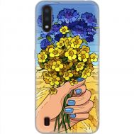 Чохол для Samsung Galaxy A01 (A015) MixCase патротичні квіти