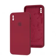 Чохол для iPhone Xs Max Square Full camera rose red