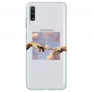 Чохол для Samsung Galaxy A70 (A705) Mixcase Руки та небо