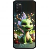 Чохол для Samsung Galaxy A03s (A037) MixCase Новий рік дракоша