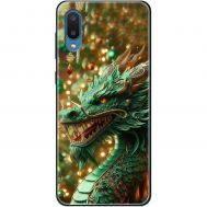 Чохол для Samsung Galaxy A02 (A022) MixCase Новий рік green Dragon