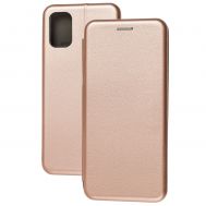 Чохол книжка Premium для Samsung Galaxy M31s (M317) рожево-золотистий