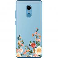 Чохол для Xiaomi Redmi Note 4 / 4x Mixcase квіти квіточки