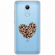 Чохол для Xiaomi Redmi 5 MixCase Леопард серце