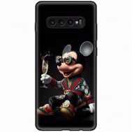 Чохол для Samsung Galaxy S10+ (G975) MixCase Новий рік гламурний Міккі