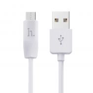 Кабель USB Hoco X1 Rapid microUSB 2m білий