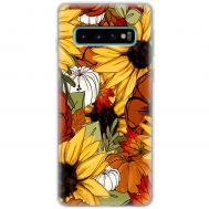 Чохол для Samsung Galaxy S10+ (G975) MixCase осінь гарбузи і соняшники