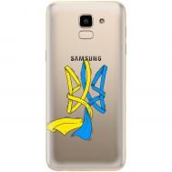Чохол для Samsung Galaxy J6 2018 (J600) MixCase патріотичні синє-жовтий Тризуб