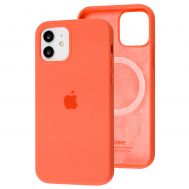Чохол для iPhone 12 / 12 Pro MagSafe Silicone Full Size pink citrus