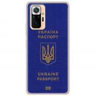 Чохол для Xiaomi Redmi Note 10 MixCase патріотичні Україна паспорт