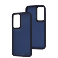 Чохол для Samsung Galaxy S23 FE (S711) Lyon Frosted navy blue