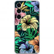 Чохол для Samsung Galaxy S23 (S911) MixCase квіти тропіки