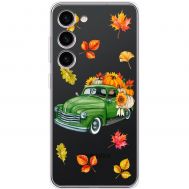 Чохол для Samsung Galaxy S23 (S911) MixCase осінь авто з гарбузами