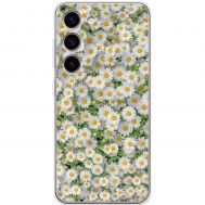 Чохол для Samsung Galaxy S23 (S911) MixCase квіти ромашки фарбами