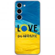 Чохол для Samsung Galaxy S23+ (S916) MixCase патріотичні love Ukraine