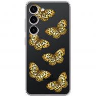 Чохол для Samsung Galaxy S23 (S911) MixCase Леопард метелика