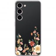 Чохол для Samsung Galaxy S23 (S911) Mixcase квіти квіточки
